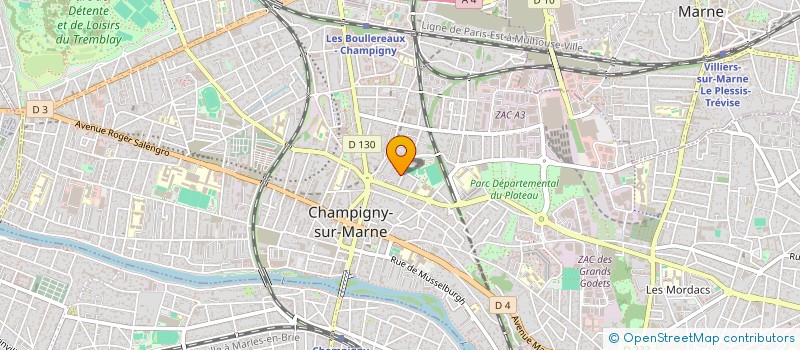 localisation de l'entreprise MONSIEUR LUCAS RIBEIRO à CHAMPIGNY-SUR-MARNE