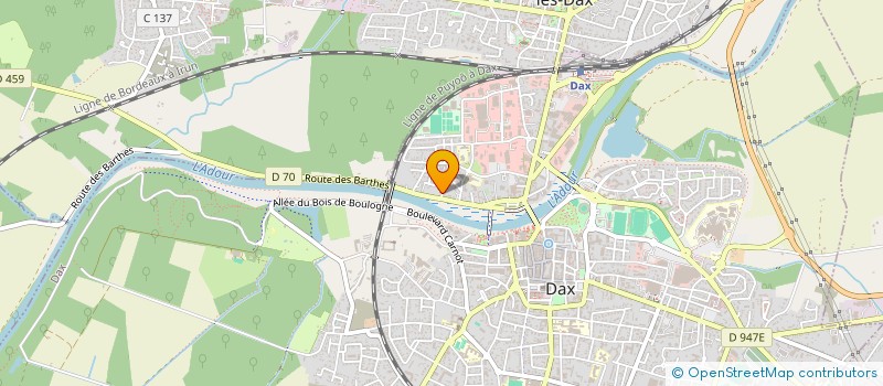 localisation de l'entreprise MONSIEUR LUCAS RIBOTTA à DAX