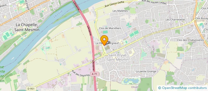 localisation de l'entreprise MONSIEUR LUCAS RICCIO à SAINT-PRYVE-SAINT-MESMIN