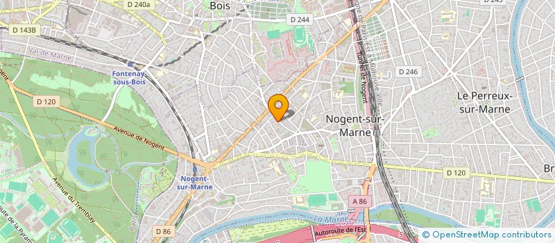 localisation de l'entreprise MONSIEUR LUCAS RIGAUD à NOGENT-SUR-MARNE