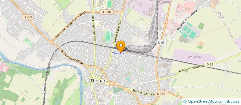 localisation de l'entreprise MONSIEUR LUCAS RIVEAULT à THOUARS