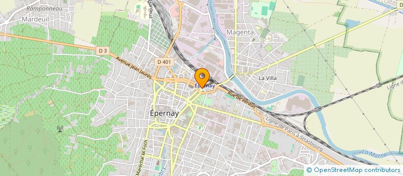 localisation de l'entreprise MONSIEUR LUCAS ROBERT  EPERNAY