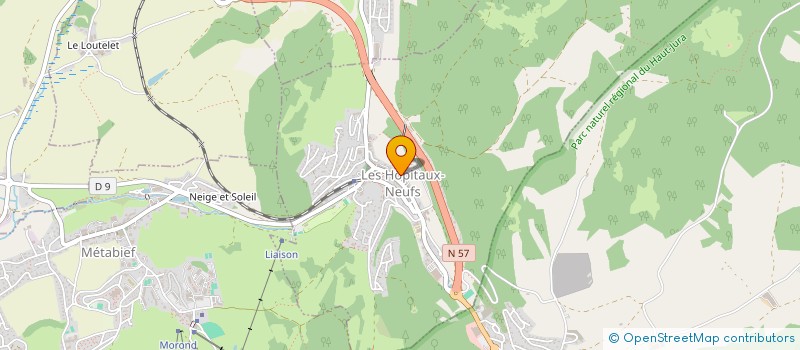 localisation de l'entreprise MONSIEUR LUCAS ROBERTY  LES HOPITAUX-NEUFS