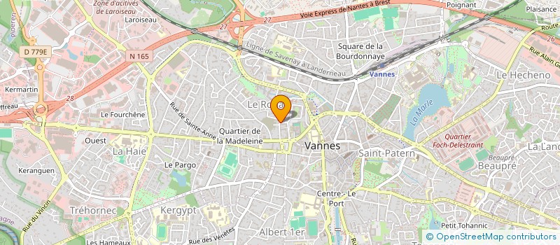 localisation de l'entreprise MONSIEUR LUCAS ROBIC à VANNES