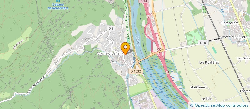localisation de l'entreprise MONSIEUR LUCAS RODRIGUES  VEUREY-VOROIZE