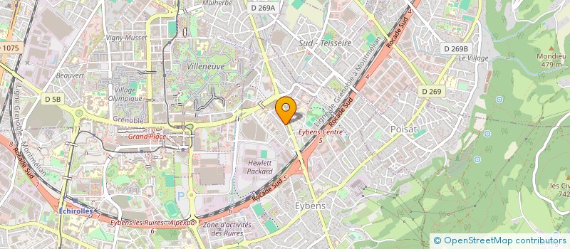 localisation de l'entreprise MONSIEUR LUCAS RODRIGUES  EYBENS