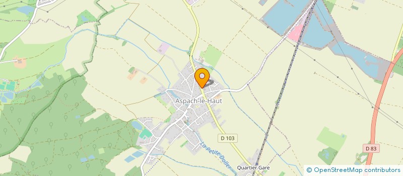 localisation de l'entreprise MONSIEUR LUCAS ROELLINGER  ASPACH-MICHELBACH