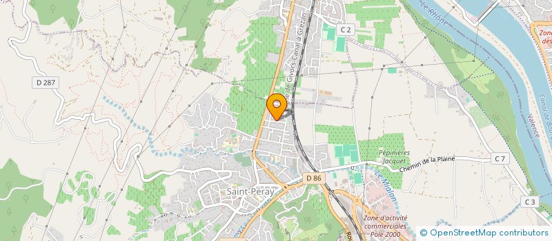 localisation de l'entreprise MONSIEUR LUCAS ROGER  SAINT-PERAY