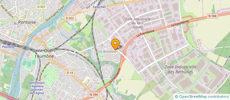 localisation de l'entreprise MONSIEUR LUCAS ROMERO  SAINT-OUEN-L'AUMONE