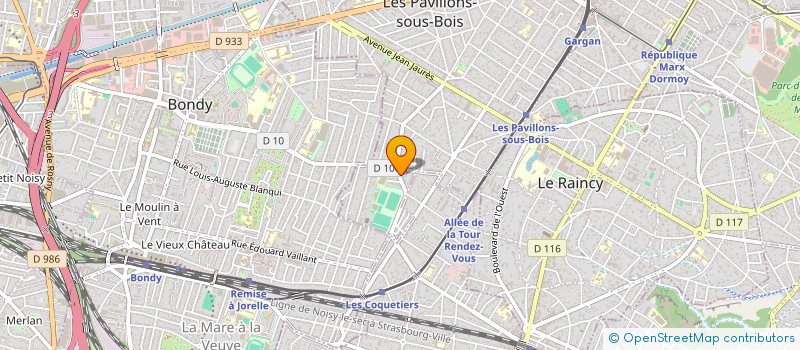 localisation de l'entreprise MONSIEUR LUCAS ROMOLI  LES PAVILLONS-SOUS-BOIS