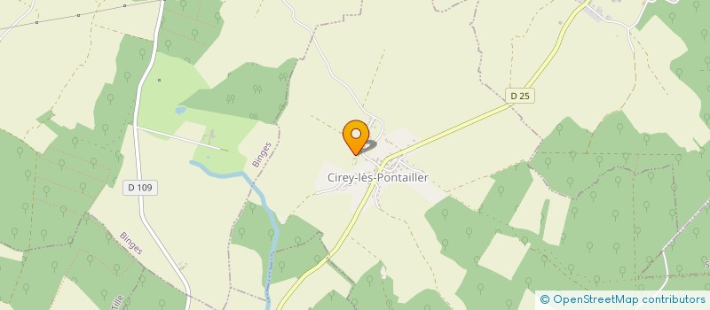 localisation de l'entreprise MONSIEUR LUCAS RONAT  CIREY-LES-PONTAILLER