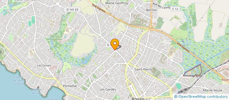 localisation de l'entreprise MONSIEUR LUCAS ROQUELLE  ROYAN