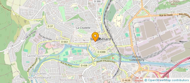 localisation de l'entreprise MONSIEUR LUCAS ROSSEL-BEKHALED  MONTBELIARD