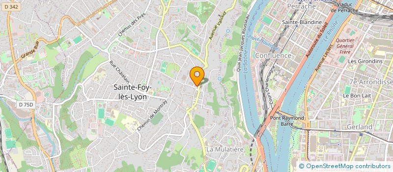 localisation de l'entreprise MONSIEUR LUCAS ROSSET  SAINTE-FOY-LES-LYON