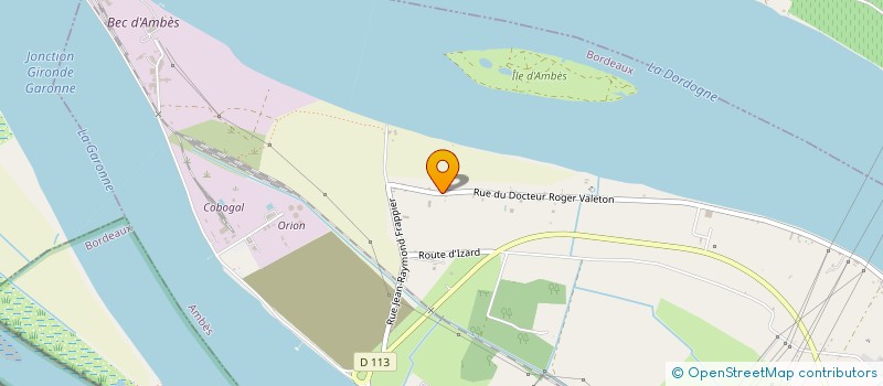 localisation de l'entreprise MONSIEUR LUCAS ROUDAUD  AMBES