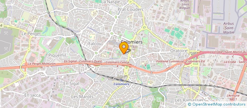 localisation de l'entreprise MONSIEUR LUCAS ROUJEAN à COLOMIERS