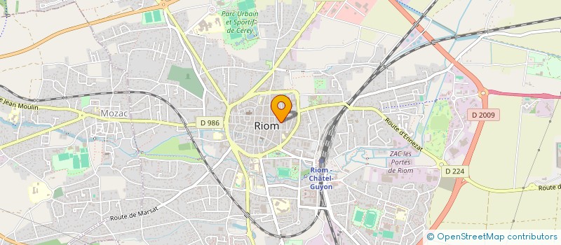 localisation de l'entreprise MONSIEUR LUCAS ROUSSEL  RIOM