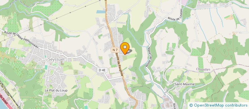 localisation de l'entreprise MONSIEUR LUCAS RUBIO  CHUZELLES