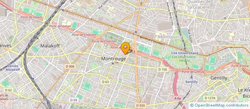 localisation de l'entreprise MONSIEUR LUCAS RYSER  MONTROUGE