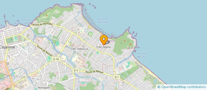 localisation de l'entreprise MONSIEUR LUCAS SABOIA BARBOSA  CAYENNE