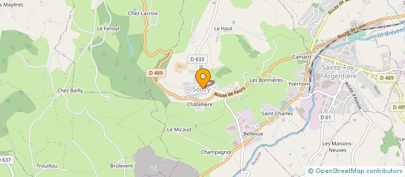 localisation de l'entreprise MONSIEUR LUCAS SADOINE  SOUZY