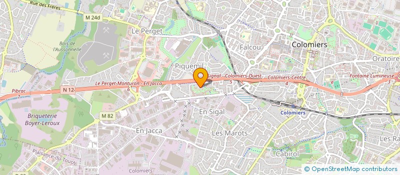 localisation de l'entreprise MONSIEUR LUCAS SAEZ à COLOMIERS