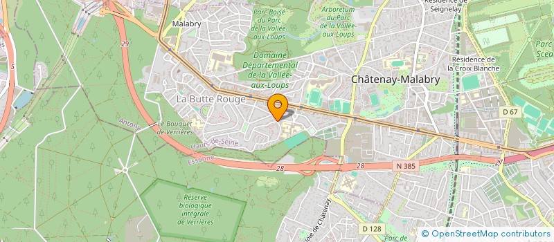 localisation de l'entreprise MONSIEUR LUCAS SAGBOHAN  CHATENAY-MALABRY