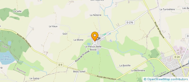 localisation de l'entreprise MONSIEUR LUCAS SAILLOUR  GESNES