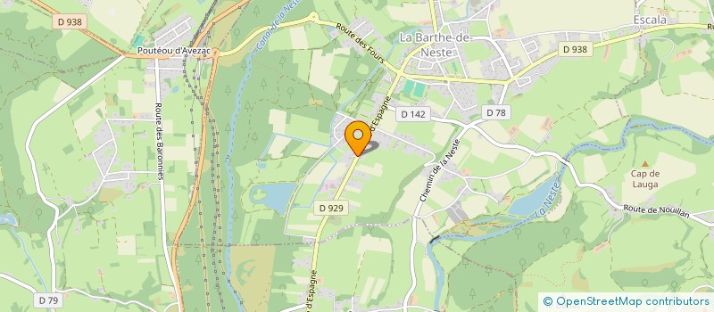 localisation de l'entreprise MONSIEUR LUCAS SALUDAS  LA BARTHE-DE-NESTE