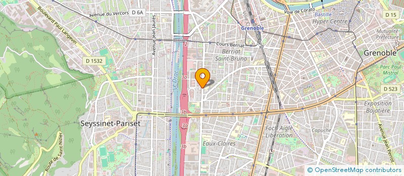 localisation de l'entreprise MONSIEUR LUCAS SANCHEZ  GRENOBLE