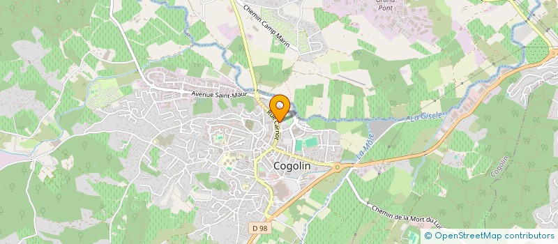 localisation de l'entreprise MONSIEUR LUCAS SANTONI à COGOLIN