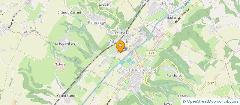 localisation de l'entreprise MONSIEUR LUCAS SANTOS  VAL-DE-VIRIEU