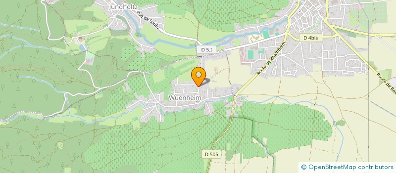 localisation de l'entreprise MONSIEUR LUCAS SATTLER  WUENHEIM