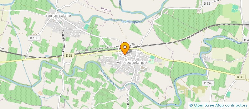 localisation de l'entreprise MONSIEUR LUCAS SAUREL  VILLESEQUELANDE