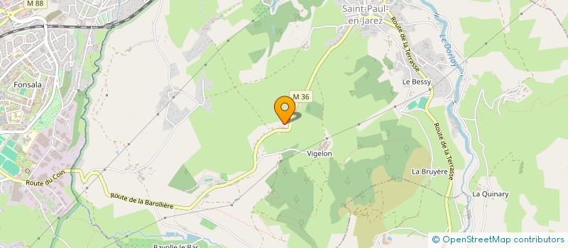 localisation de l'entreprise MONSIEUR LUCAS SAVEL  SAINT-PAUL-EN-JAREZ