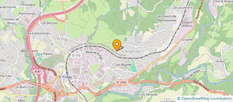 localisation de l'entreprise MONSIEUR LUCAS SCARPELLINO  ARGONAY