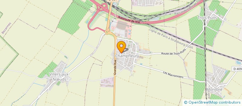 localisation de l'entreprise MONSIEUR LUCAS SCHEREN  CHAMPFLEURY