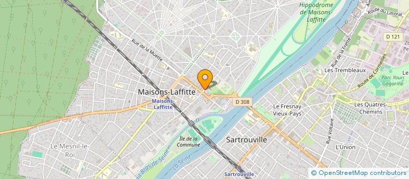 localisation de l'entreprise MONSIEUR LUCAS SEIXAS  MAISONS-LAFFITTE