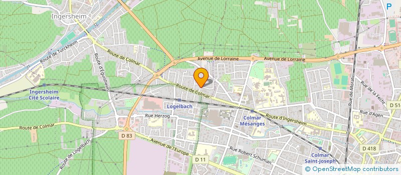 localisation de l'entreprise MONSIEUR LUCAS SEN  INGERSHEIM