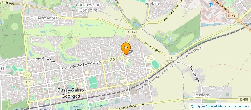 localisation de l'entreprise MONSIEUR LUCAS SENGPHANIT  BUSSY-SAINT-GEORGES