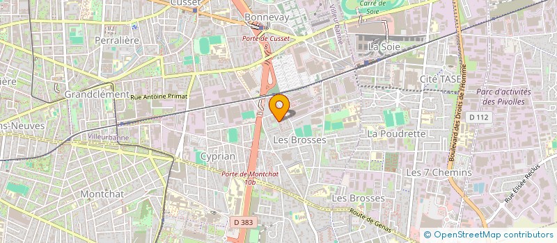 localisation de l'entreprise MONSIEUR LUCAS SHAKULASHVILI  VILLEURBANNE