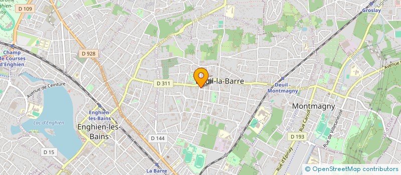 localisation de l'entreprise MONSIEUR LUCAS SILVA  DEUIL-LA-BARRE