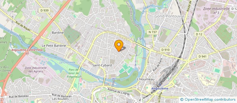 localisation de l'entreprise MONSIEUR LUCAS SILVA  ANGOULEME