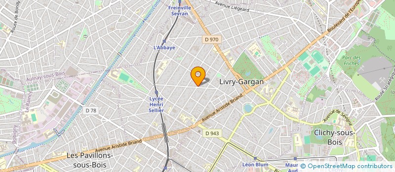 localisation de l'entreprise MONSIEUR LUCAS SILVA DOS SANTOS  LIVRY GARGAN