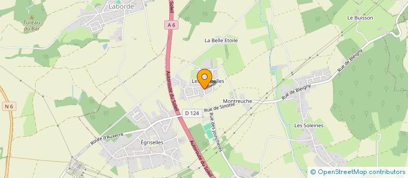 localisation de l'entreprise MONSIEUR LUCAS SIMONNET  VENOY