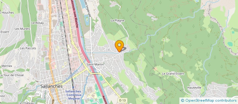 localisation de l'entreprise MONSIEUR LUCAS SOCQUET  SALLANCHES