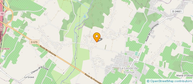 localisation de l'entreprise MONSIEUR LUCAS SOM DI FRANCO  LA LANDE-DE-FRONSAC