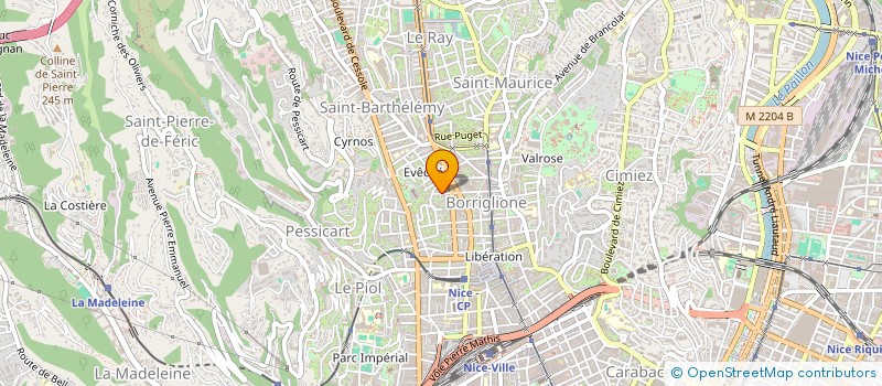 localisation de l'entreprise MONSIEUR LUCAS SPINELLI  NICE