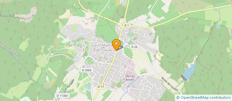localisation de l'entreprise MONSIEUR LUCAS SURRUSCA  SAINT-MATHIEU-DE-TREVIERS