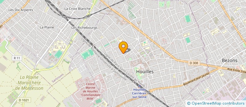 localisation de l'entreprise MONSIEUR LUCAS TAFERANT  HOUILLES